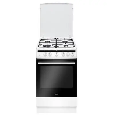 AMICA Aragaz Amica, 57GGH5.33HZpMs (W), gaz, Alb, 56L, 50 cm
