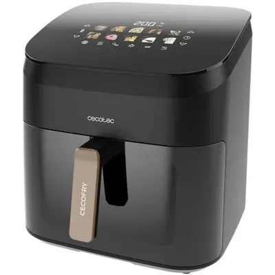 CECOTEC Friteuza cu aer cald 3 in 1, cu functie de gratar si afumare Cecotec Cecofry&Grill Smokin…