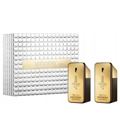 Set Cadou Paco Rabanne 1 Million, Barbati, Apa de Toaleta, 2 x 50 ml