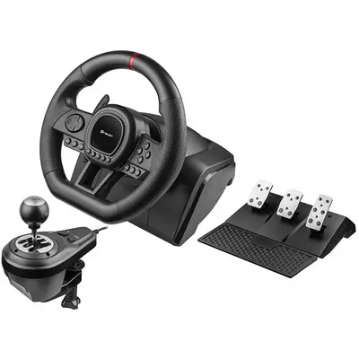 TRACER Set de volan, Tracer SimRacer, GameZone, 6in1, PlayStation 4, PC, Xbox One, Nintendo Switch…
