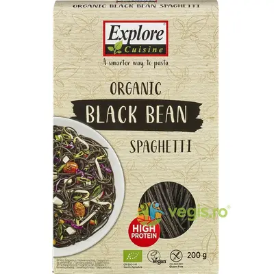 Spaghete din Soia Neagra Fara Gluten Ecologice/Bio 200g