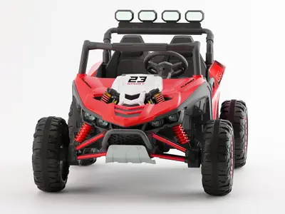 UTV electric pentru copii, Kinderauto Arrow Dune-Buggy, 300W, 24V, echipare premium, rosu