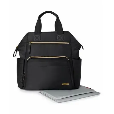 Geanta pentru scutece, Skip Hop, Tip rucsac, Cu deschidere larga, Cu multiple buzunare, Curele…