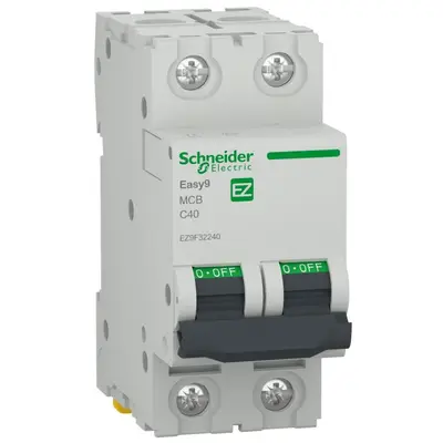 Siguranta automata Easy9 2P 40A 4500A curba C Schneider EZ9F32240