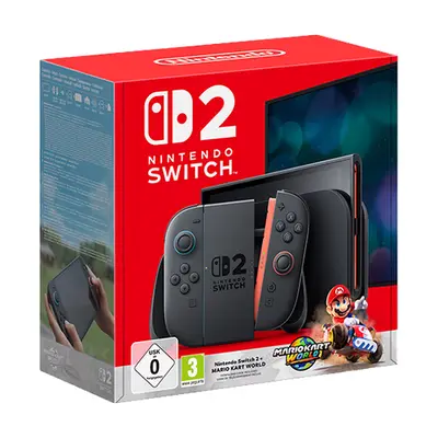 Consola Nintendo Switch 2, LCD HDR10 7.9inch, 256GB Flash, Wi-Fi, Bluetooth, Light Blue/Light Red…