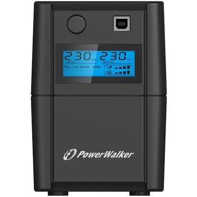 Power Walker UPS Power Walker VI 850 SHL IEC, Line-interactive 850VA/480W, Negru