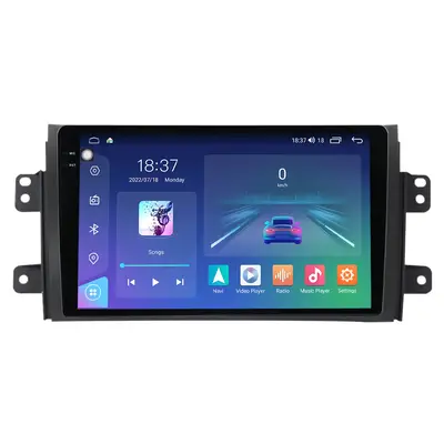 Navigatie dedicata cu Android Fiat Sedici 2006 - 2015, 4GB RAM, Radio GPS Dual Zone, Display 2K…