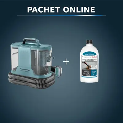 Pachet PROMO Aspirator cu spalare Rowenta Clean IT Compact IN3021F0 & Detergent pentru aspirator cu…