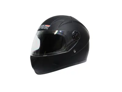 Casca moto integrala pentru copii, Safebet HF-909, culoare negru, marime YL
