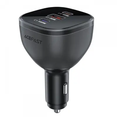 AceFast Incarcator Auto Acefast B14, 165W, 5A, 1 x USB-A - 2 x USB-C, Negru