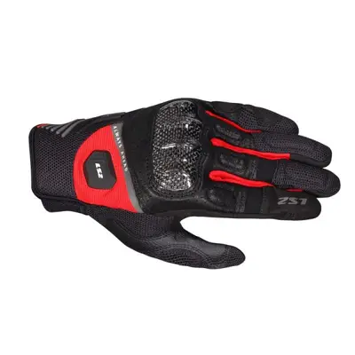 Manusi LS2 Atom Man, culoare negru rosu, marime 3XL