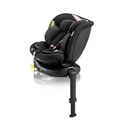 Scaun auto, Lionelo, i-Size Navy, 0-36 Kg, 40-150 cm, Cu isofix si picior de fixare, Protectie…
