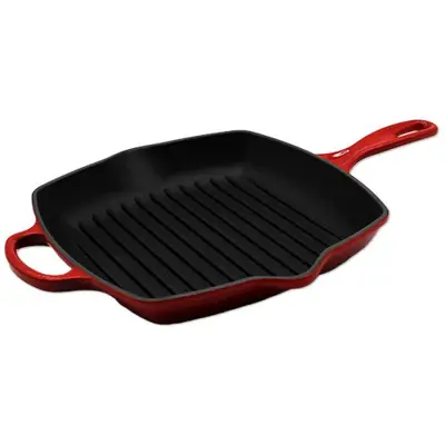 Tigaie Signature Square Grill 26cm Cherry Red