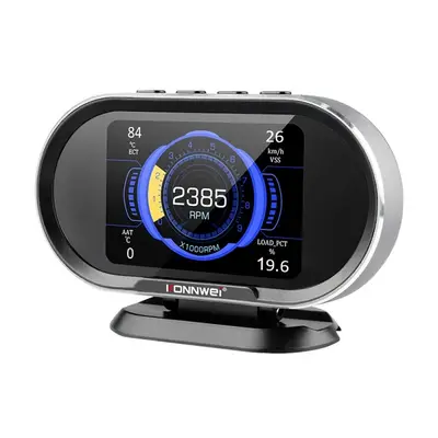 Display Konnwei KW206, OBD2, Ecran HUD LCD 3.2", Test 0-100, 92 Date Afisate, Afisare/Stergere…