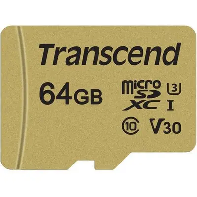 Transcend Card de Memorie microSDHC USD500S 32GB CL10 UHS-I U3 Up to 95MB/S +adapter