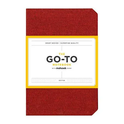 Go-To Notebook with Mohawk Paper, Brick Red Dotted : (Dotted Notebook, Notebook with Dots, Red…