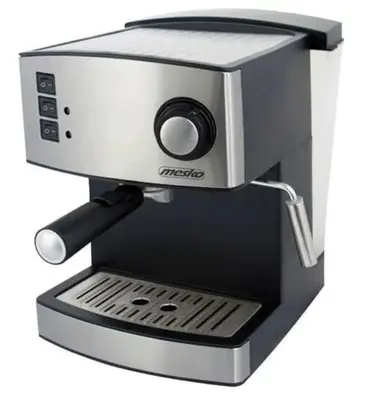 Espressor Mesko MS 4403, 850 W, 1.6 L, 15 Bari (Argintiu/Negru)