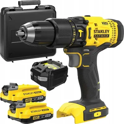 Stanley Masina de gaurit pe acumulator STANLEY SFMCD711D2K, 2100 rpm, 18 V, 2 acumulatori Li-Ion…