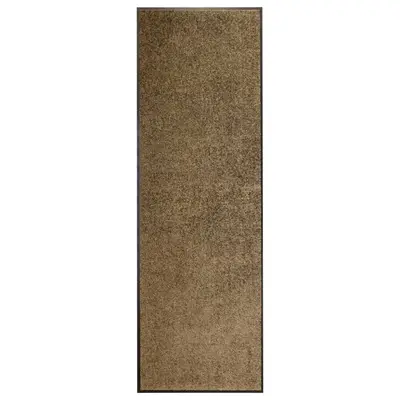 Covoras de usa lavabil, maro, 60 x 180 cm