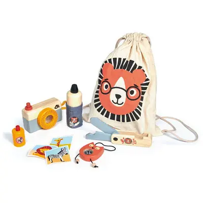 Tender Leaf Jucarie educativa, Kitul exploratorului safari, din lemn premium, Tender Leaf Toys …