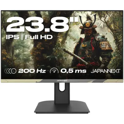 JAPANNEXT Monitor JAPANNEXT, 23.8 inch, IPS, Full HD, 200Hz, 0.5ms, 100% sRGB, G-Sync/FreeSync…