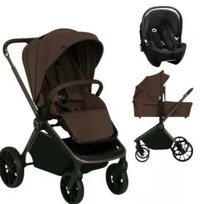 Carucior 3 in 1, Lionelo, Mika Plus, Cu scoica auto Moxie Negru Reversibil, Cu sistem de ventilatie…