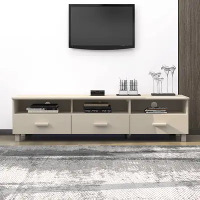Dulap tv „hamar”, maro miere, 158x40x40 cm, lemn masiv de pin