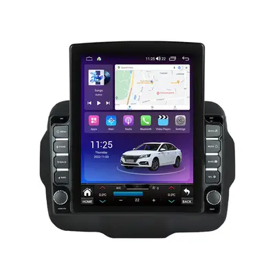 Navigatie dedicata cu Android Jeep Renegade dupa 2014, 4GB RAM, Radio GPS Dual Zone, Touchscreen…