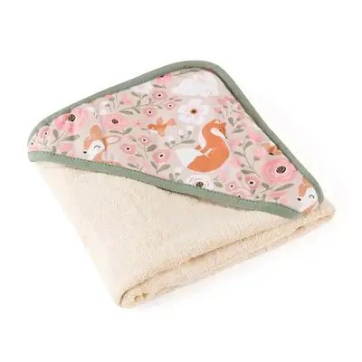 Prosop cu gluga, Petite&Mars, Loulou, Mare, 100 x 100 cm, 70% bambus, 30% bumbac, Certificare…