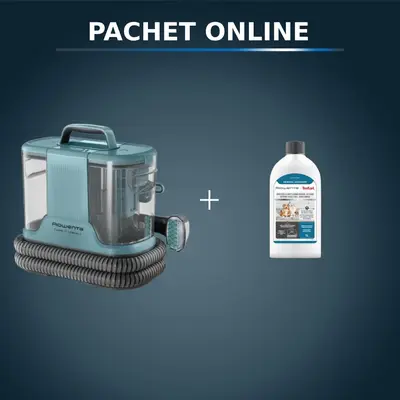 Pachet PROMO Aspirator cu spalare Rowenta Clean IT Compact IN3021F0 & Detergent pentru aspirator cu…
