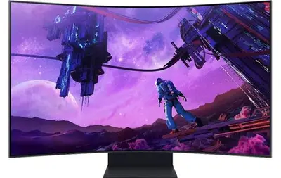 Monitor Gaming VA Mini-LED, Samsung 55inch Odyssey Ark, Ultra HD (3840 x 2160), HDMI, DisplayPort…