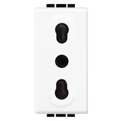 Priza 1M Living Light Bticino N4180, alb
