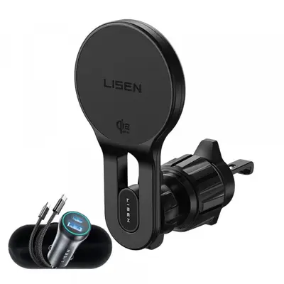 Lisen Incarcator Auto Wireless Lisen W704 Pro, 25W, Negru YL0225090003