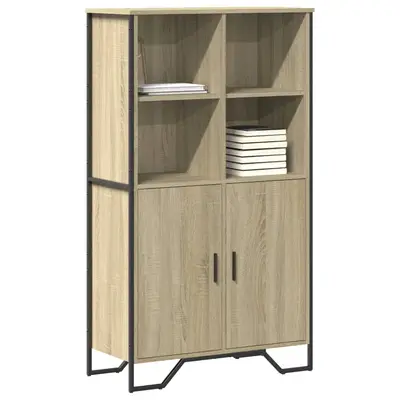 Dulap inalt, stejar sonoma, 79,5x35,5x137,5 cm, lemn prelucrat