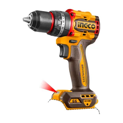 Masina de gaurit Bormasina 20V cu Impact 66Nm Mandrina Metalica, brushless, 2000rpm, fara…