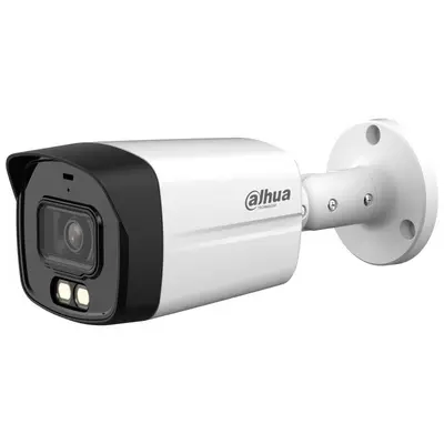 Camera HDCVI Dahua HAC-HFW1200TLM-IL-A-0360B-S6, 2MP, lentila 3.6mm, Smart Dual Light 40m…