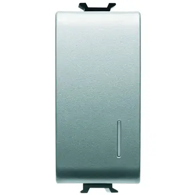 Intrerupator cu revenire cu led 1 modul Gewiss Chorus GW14132, titan