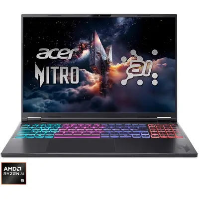 Acer Laptop Gaming Acer Nitro 16S AI AN16S-61-R0FL, procesor AMD Ryzen™ AI 9 365 pana la 5 Ghz, 16…