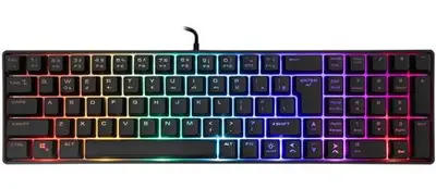 Tastatura Gaming Mecanica White Shark GK-001114 Gladius. iluminare RGB, Layout International, USB…