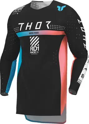 Tricou atv cross copii Thor Sportmode Synth, culoare negru, marime YL