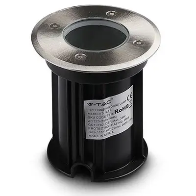 Corp iluminat montaj podea GU10 IP65 - negru V-TAC SKU-7515