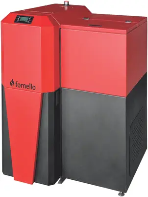 Centrala mixta Lemn/Pelet Fornello Tera 28 kW aprindere automanta la peleti buncar peleti 95 kg…