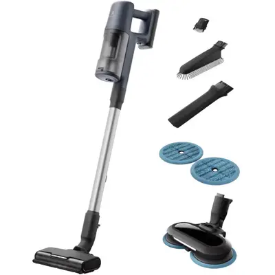 Electrolux Aspirator vertical Electrolux Seria 600 EP61H21WET, 21.6V, 2500 mAh, recipient praf…