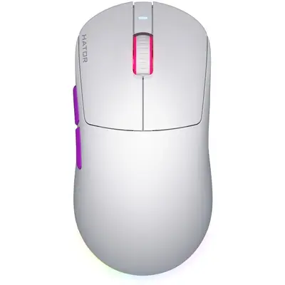 HATOR Mouse wireless Hator Quasar 3 ULTRA 8K, 30K DPI, conectivitate 2.4GHz, bluetooth 5.4 si USB…