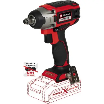 Einhell Surubelnita cu impact pe acumulator Einhell Power X-Change IMPAXXO 18/230 Solo, 18 V, Motor…