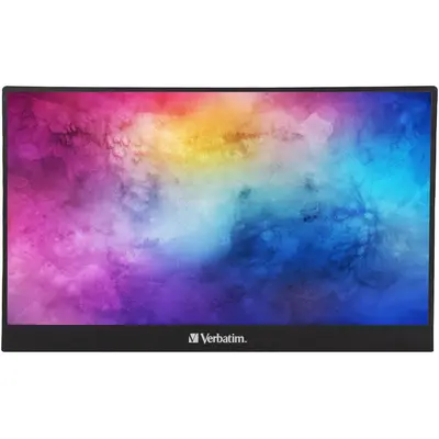 Verbatim Monitor Portabil LED IPS Verbatim, 14'', Full HD, 6ms, HDR, FreeSync, 2x USB-C, HDMI, USB…