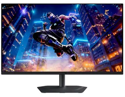 Monitor Gaming QD-OLED Gigabyte 31.5inch MO32U2, UHD (3840 x 2160), HDMI, DisplayPort, Boxe, Pivot…