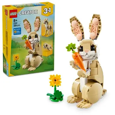 LEGO Creator 3 in 1 - Iepuras dragalas 31162, 326 piese