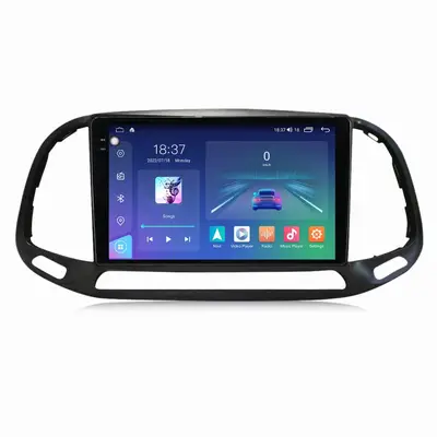 Navigatie dedicata cu Android Fiat Doblo 2015 - 2022, 4GB RAM, Radio GPS Dual Zone, Display 2K QLED…