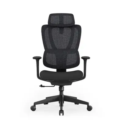 Serioux Scaun birou Serioux Aeromesh, greutate suportata 150 kg, material plasa, Negru